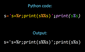 This way you can experience the revelations (and insanity) yourself. Lex Fridman On Twitter This Python Code When Executed Generates Itself Self Replicating Code Like This Is Called A Quine Here S A Video I Made About It Https T Co 8c6ukfmxmy Https T Co 8jtqcwndxh