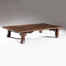 Even though the two may occupy exactly the same footprint, the wood table will have a bigger presence in the room and seem to take up more floor space. Unique Japanese Low Table Shou Sugi Ban Cedar Wood Coffee Table
