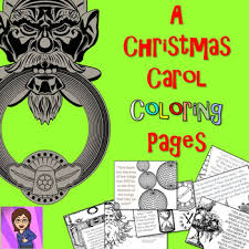 Christmas carol coloring pages are a fun way for kids of all ages to develop creativity, focus, motor skills and color recognition. A Christmas Carol Coloring Worksheets Teaching Resources Tpt