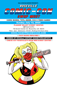 1047 w northbend road cincinnati, oh 45224. Roseville Comic Con Swap Meet Cancelled Roseville Comic Con At The Grounds Placer County Roseville Ca Festivals