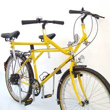 Buddy Bike Spezial Tandem Von Velo Zurich Never Seen A Tandem Like This I M Not Sure What I Think Of It Bicicletas Bici Pedalear