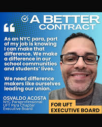 Did you know that 120 NYC Paraprofessionals who actively work in classrooms  are running as candidates for UFT Executive Board and Convention Delegates 
