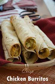 Baked Crisp Chicken Burritos Close To Taco Time Copycat Mexican Cream Cheese Lime Salsa Spices Garlic Veg Recette Galette Recettes De Cuisine Recette