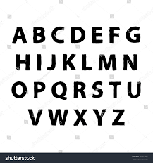 The english alphabet consists of 26 letters. English Alphabet Your Design Modern Hand Stock Vector Royalty Free 360314462