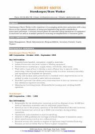 Resume ending declaration nppusa org. Storekeeper Resume Samples Qwikresume