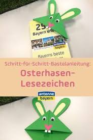 Oster Dekoration Osterhasen Lesezeichen Basteln In 2020 Lesezeichen Basteln Ostern Geschenke Basteln Lesezeichen