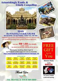 Seyahat sığınak borneo ajansı sdn. Tsl Travel Tours Melaka Tour Agency In Bachang