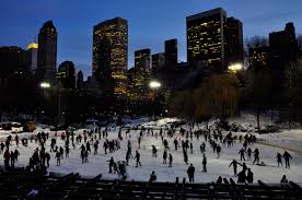 In the late nineteenth and early twentieth centuries, red balls raised on the fronts of trolley cars signified that the ice was at least four inches thick. Ice Skating Rinks To Rival Rockefeller S