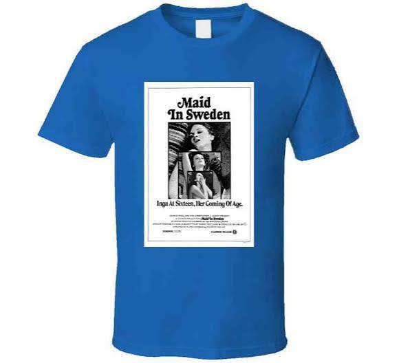 Maid in Sweden Tee 1970s Romance Movie T Shirt - Etsy