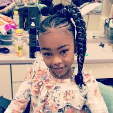 Jumb Braids From Summer Camp To The Beach These Styles Are Perfect For Kids Natural Hair Styles Natural Hairstyles For Kids Kids Braided Hairstyles