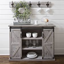 Slide Into Farmhouse Style With This Country Cabinet Barn Door Cabinet Farmhouse Buffet Farmhouse Storage Cabinets