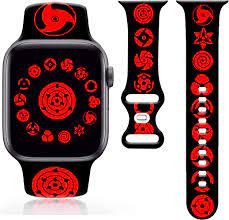 Amazon.com: Anime Watch Band Compatible with Apple Watch Bands 38mm 40mm  41mm 42mm 44mm 45mm, Cartoon Cute Soft Silicone Replacement Sport Strap  Compatible for iWatch Series SE 7 6 5 4 3