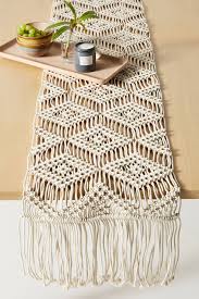 Deedra Macrame Table Runner In 2020 Macrame Patterns Macrame Table Runner Macrame Design