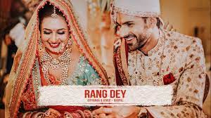 Rang Dey Divyanka Tripathi Vivek Dahiya Trailer Best Wedding Highlights Bhopal India Youtube