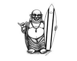 Surfing Buddha On Etsy A Global Handmade And Vintage Marketplace Hipster Wallpaper Surf Art Buddha