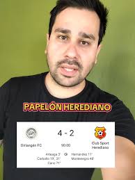 Herediano sufre derrota histórica en Nicaragua