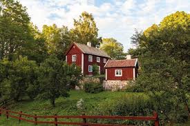 Rotes Schwedenhaus Schwedisches Haus Schwedisches Bauernhaus Hauser In Schweden