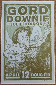 90 x 90 cm zoals mijn andere aangeboden posters en affiches: Tragically Hip Gord Downie 2011 Gig Poster Portland Oregon Concert