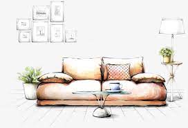 Hand Painted Living Room Sofa Renderings Room Clipart Hand Painted Renderings Interior Design Png And Vector With Transparent Background For Free Download Interior Design Renderings Drawing Interior Interior Design Sketches