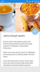 Pasalnya pada kesempatan kali ini bacaterus.com akan mencoba berbagi resep dan cara membuat jamu kunyit asam jawa tersebut. Cara Membuat Jamu Kunyit Asam Fur Android Apk Herunterladen