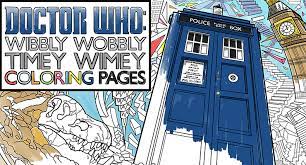 Our very own doctor who coloring pages that are 100% free to download and print. Doctor Who Wibbly Wobbly Timey Wimey Coloring Pages Printables Fun Com Blog