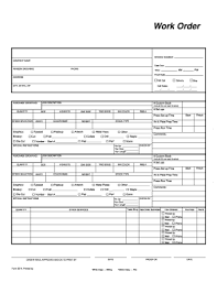 The form issues the formal authorization for the rendering of a service or the delivery of products. Work Order Template Fill Out And Sign Printable Pdf Template Signnow