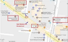 Map Of The Hotel Area Picture Of Sheraton Grande Sukhumvit A Luxury Collection Hotel Bangkok Tripadvisor