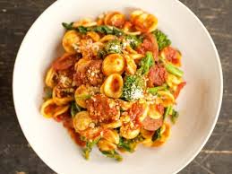 Orecchiette With Broccoli Rabe Sausage Recipe Food Network Recipes Broccoli Rabe And Sausage Recipes