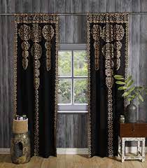 Golden glitter curtain background, gold glitter particles flowing with magic light sparks. Labhanshi Black Gold Moroccan Medallion Floral Ombre Mandala Window Curtains Tapestry Indian Drape Balcony Room Decor Divider Sheer Wall Hanging Buy Online At Best Price In Uae Amazon Ae