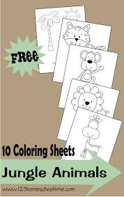 Free Jungle Animal Coloring Pages Coloring For Kids Jungle Crafts Zoo Crafts