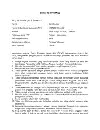 Surat gugatan ini selain berisi tentang identitas suami dan isteri, juga akan disertai keterangan mengenai detail alasan kenapa perceraian ini. Contoh Surat Pernyataan 5 Poin Cpns Contoh Surat