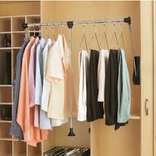 Typical closet rod height page 1 line 17qq. Rev A Shelf Pull Down Chrome Closet Rods Kitchensource Com