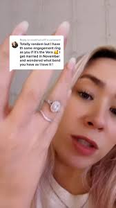 Reply to @sarahhurrell1 I explained this terribly and this video is so  chaotic #ring #wedding #engagement #engagementring #weddingring #verawang  #wishbone #diamonds
