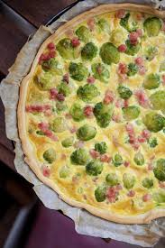 Tarte Aux Choux De Bruxelles Et Lardons Choux De Bruxelles Alimentation Choux