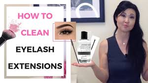 When cleansing use the lash saver soft brush along with micellar cleaning… How To Clean Eyelash Extensions Gsc Bb