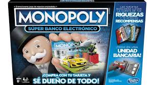 El juego monopoly súper banco electrónico incluye una unidad bancaria electrónica multifuncional y recompensas únicas que aumentan la diversión. Monopoly Super Banco Electronico Actualiza El Clasico Juego De Hasbro