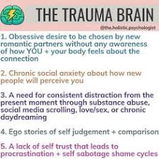 Childhood trauma isn't something you just get over as you grow up. Ptsd Quotes