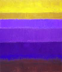 Abstract Purple Horizon Abstract Purple Gradation Color Fields Geometric Painting Complementary Color Gradation Pattern Geometric Painting Abstract Painting