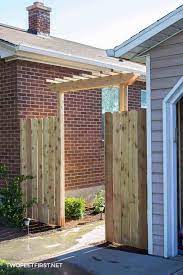 How To Build A Gate Pergola Twofeetfirst Outdoor Pergola Pergola Patio Pergola Plans