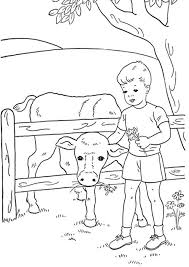 Free Easy To Print Farm Coloring Pages In 2020 Cow Coloring Pages Farm Coloring Pages Coloring Pages For Boys