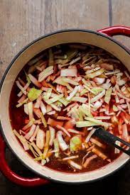 With its light flavours, it can be very appetising. Easy Vegetarian Borscht Soup Happy Kitchen