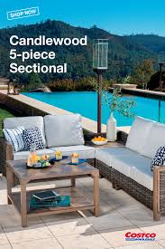 Candlewood 5 Piece Sectional Patio Seating Sets Outdoor Living Patio Wood Candles