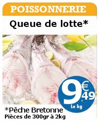 3 coupez la queue de lotte en deux. Queue De Lotte Leclerc Pont L Abbe