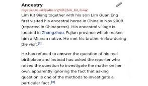 Lim kit siang insieme a suo figlio lim guan eng ha visitato la sua casa ancestrale in cina nel novembre 2008 (riportato in chinapress). Asal Usul Soalan Yang Sering Ditanya Mengapa Kit Siang Enggan Jawab Pak Din