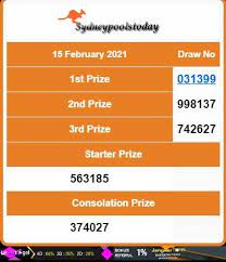 Result Sydney Pools Senin 15 Februari 2021 Di 2021 Sydney Semoga Beruntung Selamat