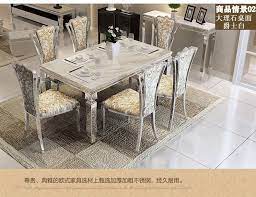 Setting a table isn't difficult. Dining Table Sets Marble Dining Table 4 Chairs Modern Stylish Dining Room Set Cheap Dining Room Furniture Send From China Furniture Accessories Chair Carchair Sliders Aliexpress