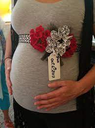 Red White And Black Baby Shower Belly Band Creative Corsage Checked Shower Shoe Baby Shower Va Red Baby Shower Baby Shower Sash Baby Shower Gender Reveal