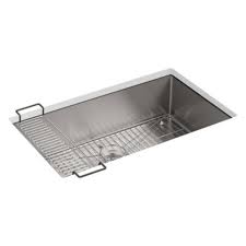 Golden vantage single basin bowl undermount handmade 18 gauge stainless steel kitchen sink review. Kohler Strive K5285 Single Basin Undermount Kitchen Sink With Accessories Brickseek