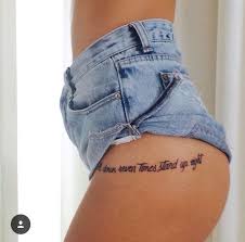 Cute side thigh tattoos for women with flowers and roses and small thigh tattoos for men. Placement Thigh Tattoo Quotes Chest Tattoos For Women Writing Tattoos
