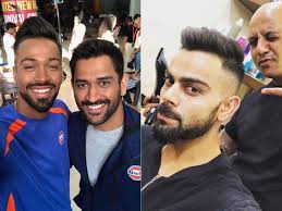 Von basics bis hin zu festmode: In Pictures Ms Dhoni And Virat Kohli Get New Look Ahead Of Ipl 2018
